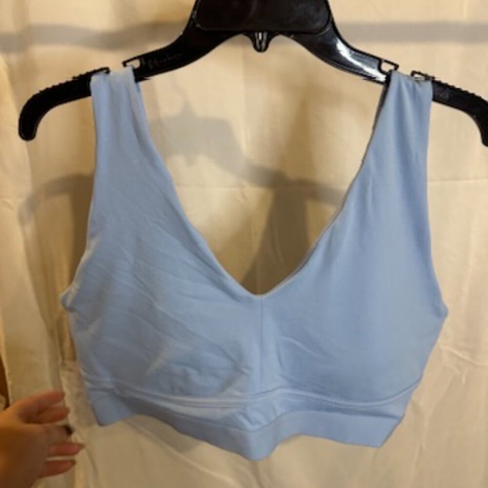 Fabletics Light Blue Kessler Medium-Impact Sports… - image 4